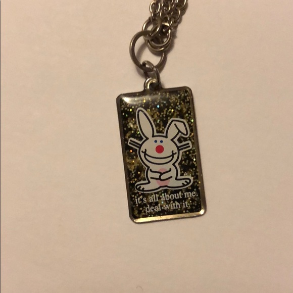 “It’s all about me deal with it” necklace - Picture 2 of 3